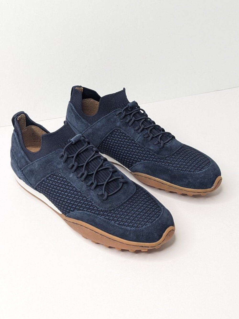 Born Aire Slip-on Casual Sneakers Navy Suede Womens 8